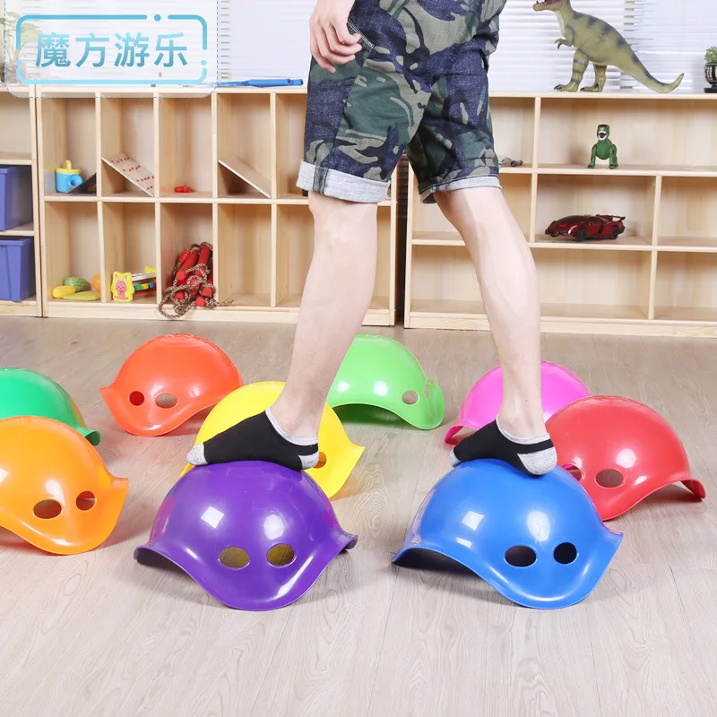 

Kindergarten Sensory Training Equipment Back of Turtle Toy Happy Go Basin Children Tortoise Shell Balance Toys Rotating Disk