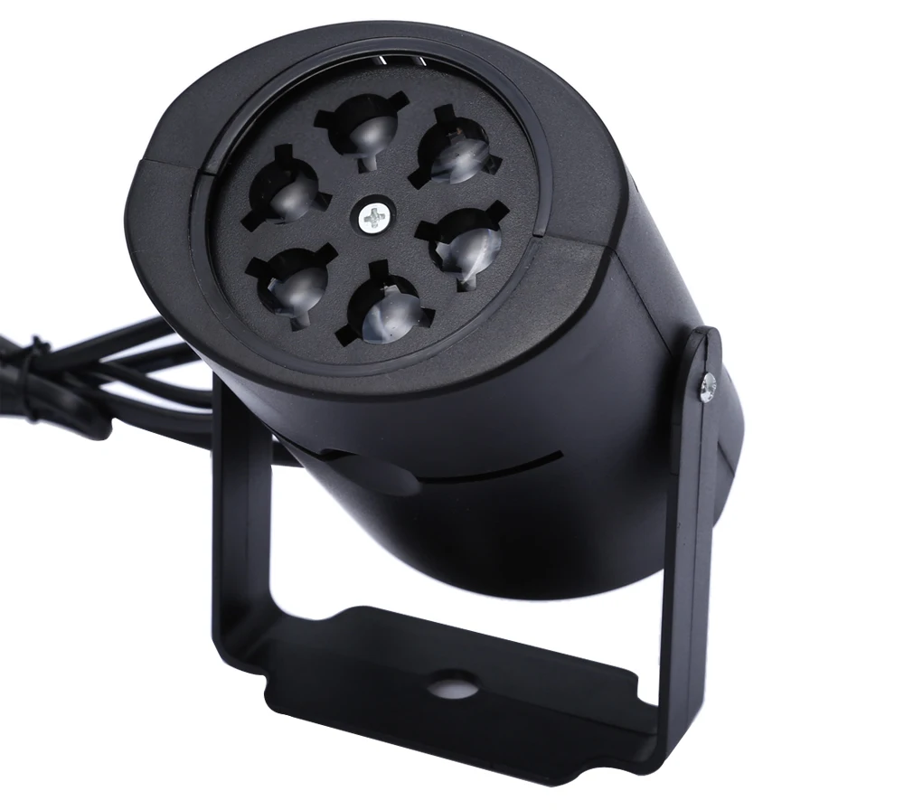 LED Stage Light Multicolor Magic Ball Disco DJ Projection Lamp with 4PCS Switchable Pattern Lens
