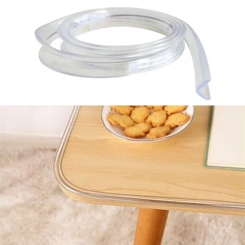 

100CM Baby Table Protector for Furniture Corner Guards Soft Silicone Cover Furniture Wall Edge Bumper Strip Corner Protector