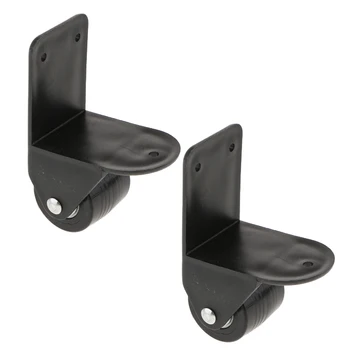 

2 Pack /Set Replacement Luggage Suitcase Universal Mute Wheels Castor Roller Load-bearing Trolley Wheel Kits H-002A Black