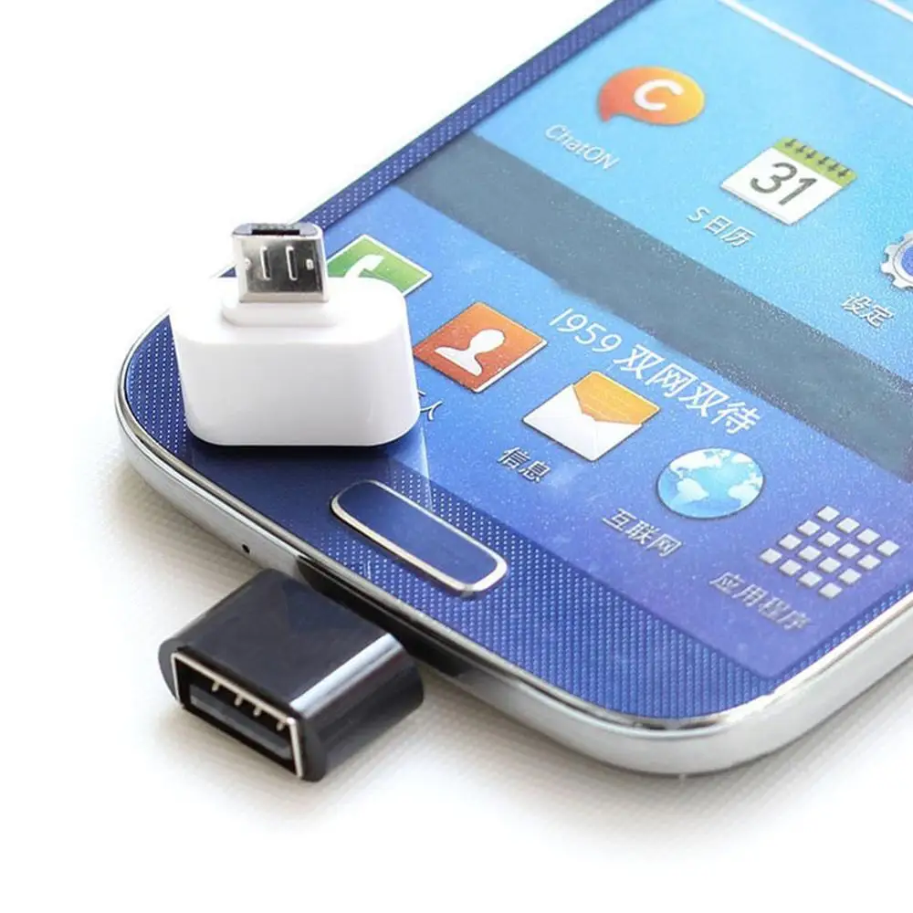 2 шт. микро USB папа к 0 адаптер OTG конвертер камеры GPS Планшеты Android телефон КПК для