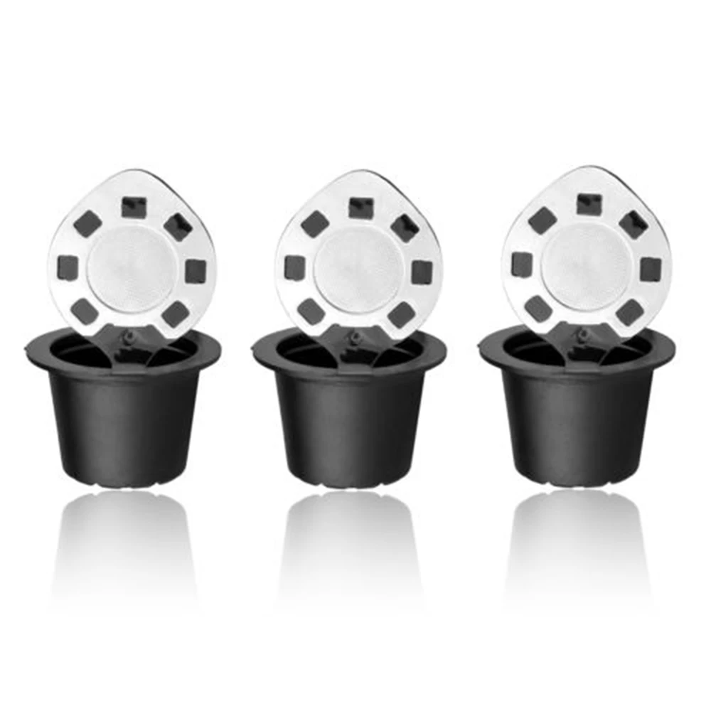 3* Refillable Reusable Coffee Capsule Stainless Steel Filter for Nespresso filtering alternative coffee filter