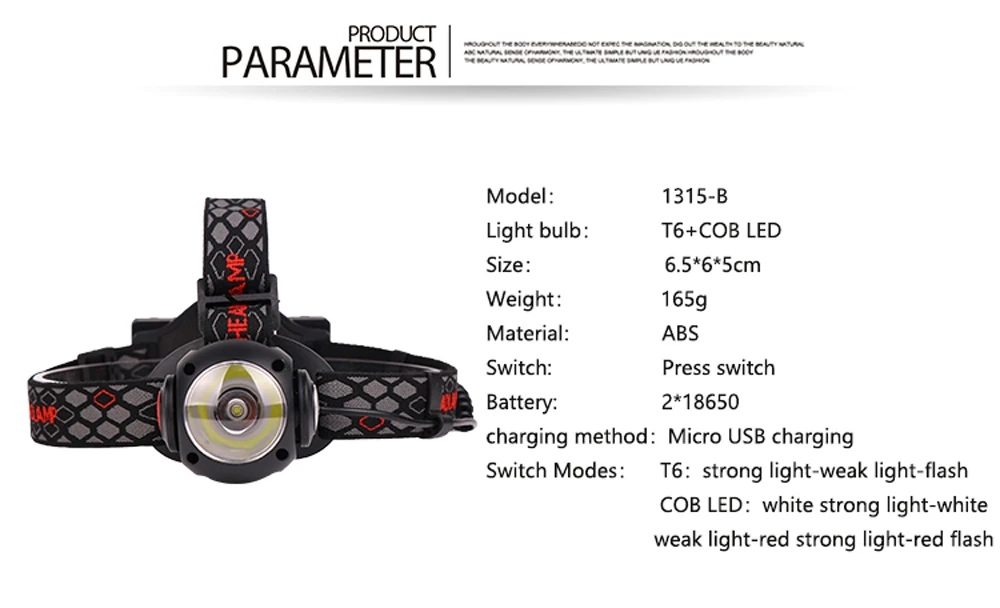 USB головная лампа COB+ T6 светодиодный фонарь 7 Режимы налобного фонаря фонарь Многофункциональный вращающийся красный белый водонепроницаемый фонарик 2*18650