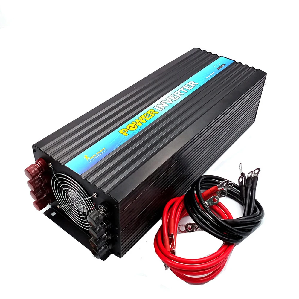 Lcd Pure Sine Wave Power Inverter 5000w Peak 10000w Dc 24v To Ac 220v Uk