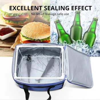 

30L/40L Folding Fresh Keeping Waterproof Lunch Bag Cooler Bag For Steak Insulation Thermal Bag Ice Pack Travel Picnic Backpack