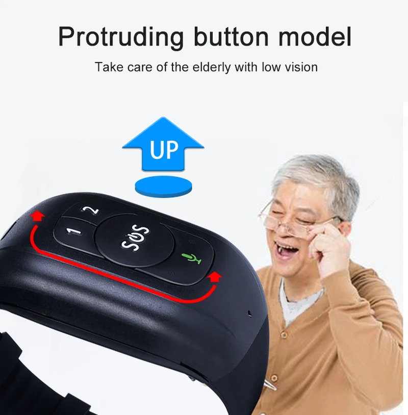 V48 Ip67 Waterproof 4g Lte Gsm Elderly Sos Button Wristband Bracelet  Emergency Alarm Gps Tracker Bracelet For The Elderly Stray - Portable Gps  Tracker - AliExpress