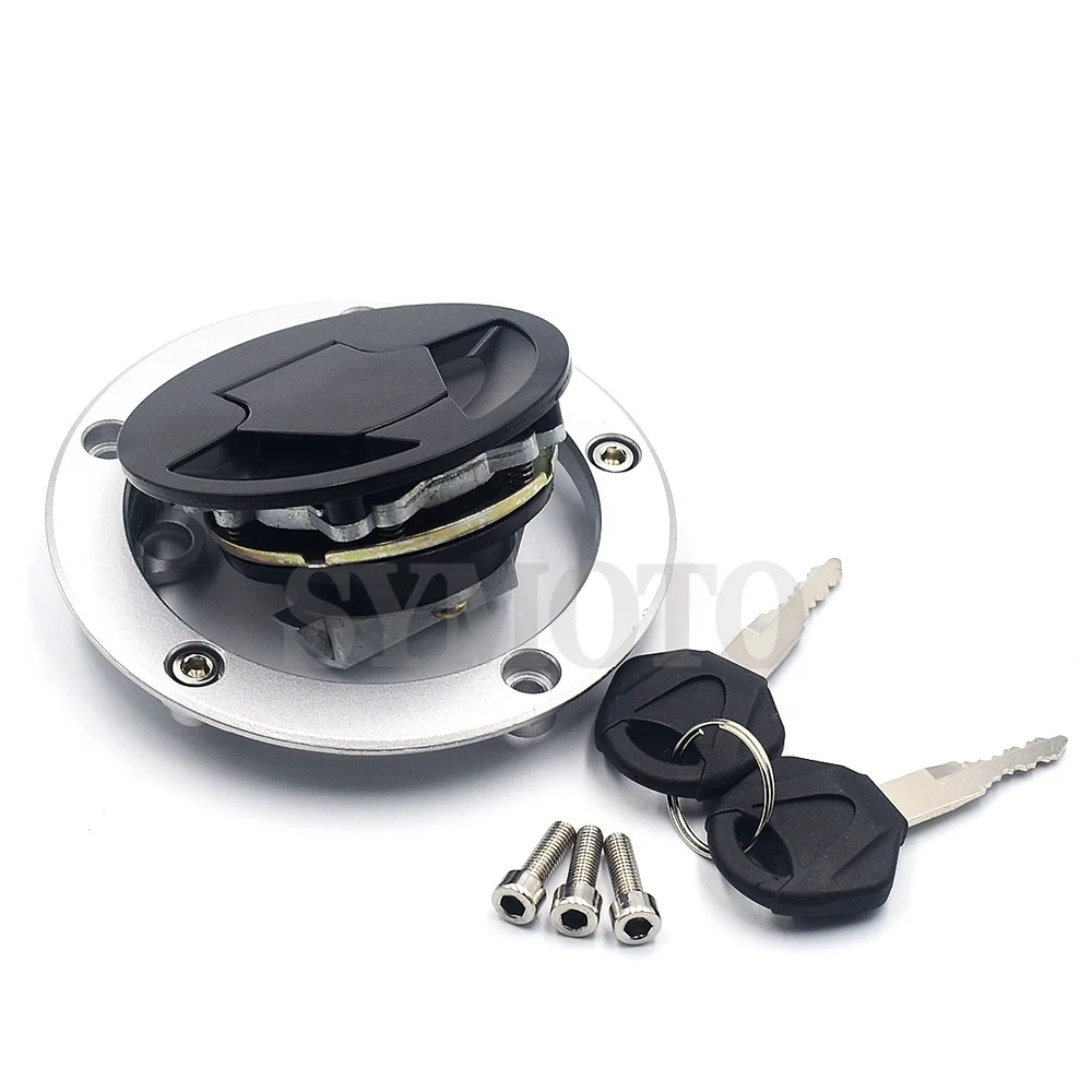 

For Kawasaki ZX6R Z1000 Z800 Z750 Z750R Z1000SX ZX1000 Ninja 1000 Motorcycle Fuel tank cap Switch Lock Key Gas Tank Cap Cover