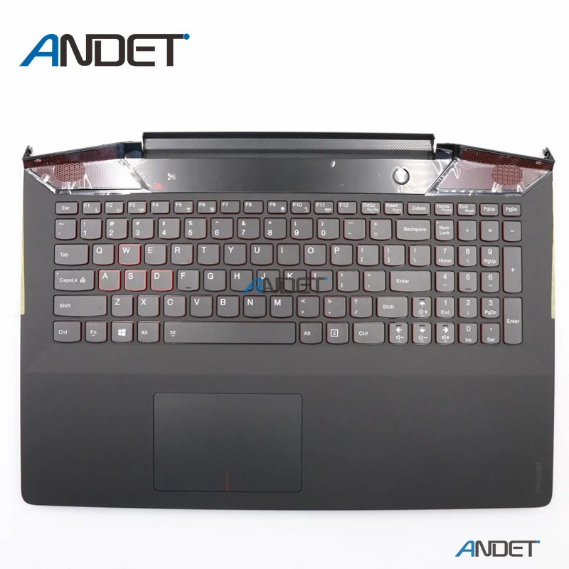 

New Original For Lenovo Y700 15 Y700-15 Y700-15ISK Y700-15ACZ Palmrest Upper Case Cover US Keyboard Backlit with Touchpad