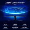 Xiaomi-Monitor curvo para juegos, pantalla de superficie curva WQHD de 34 pulgadas, gran ángulo de visión, 144Hz, alta frecuencia de actualización 1