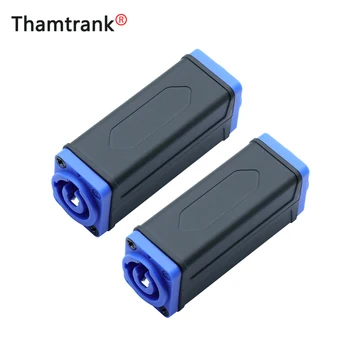 

1pc New Arrival LED PowerCon AC Coupler Adapter Extender connector High quality Speakon Panel mount straight adapter