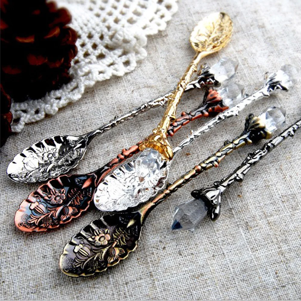 Обеденный бар старинный королевский Стиль цинковый сплав резные Мини Кофейные