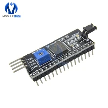 IIC I2C TWI SPI Port d'interface série pour Arduino 1602 2004 LCD LCD1602 adaptateur plaque LCD convertisseur Module carte pour l'affichage(China)