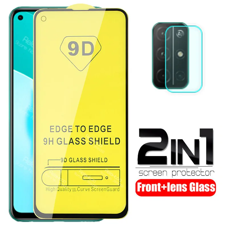2 в 1 9D полное клеевое Покрытие Закаленное стекло для huawei honor 30 s honer на honor30s