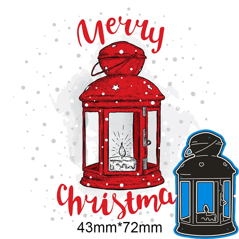 Metal steel Cutting Dies Portable lantern DIY Scrapbooking Photo Album Embossing paper Cards 43*72mm | Дом и сад