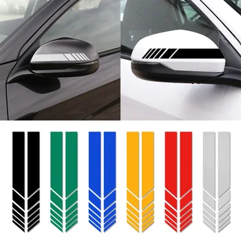 

Car rearview mirror reflective stickers decorative stickers for Lifan Solano X60 X50 520 620 320 Car styling Accessories