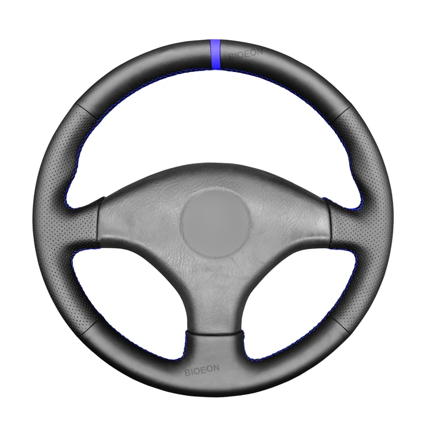 Black PU Artificial Leather Car Steering Wheel Cover for Honda Civic 6 EK CTR EK3 EK4 Type R Sir EK9 1996 1997 1998–2000 | Автомобили и