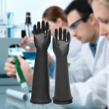 

Safurance Latex Industrial Rubber Gloves Acid and Alkali Workplace Safety Resistant Anti-corrosion Glove Black Garden Prote E9V8