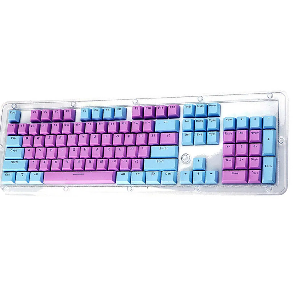 50 # полупрозрачная двойная съемка PBT 104 брелки с подсветкой для Cherry клавиатура MX