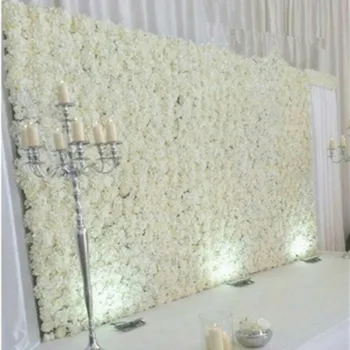 

New Arrival Artificial Hydrangea Peony Rose Flower Wall Wedding Backdrop Pillar Road Lead Decoration Supplies 20pcs/lot