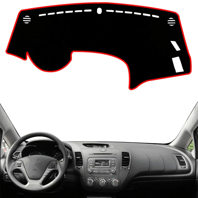 

For Kia Cerato Forte K3 2013 2014 2015 2016 2017 2018 Car Dashboard Cover Pad Mat Dash Sun Shade Instrument Carpet Accessories