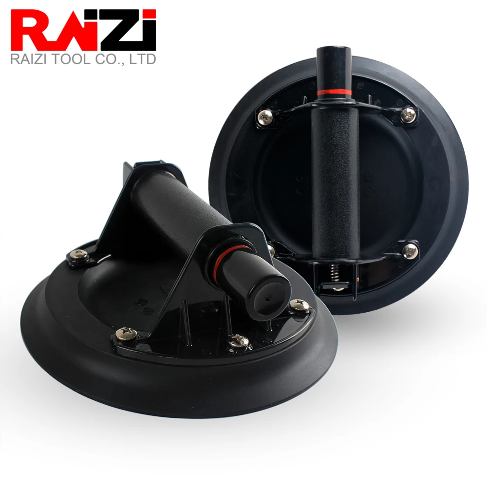 

Raizi 8 inch/205mm Hand Tool Suction Cup for Glass Tile Stone Heavy Duty Lifting Tool Vacuum Pump Glass Lifter