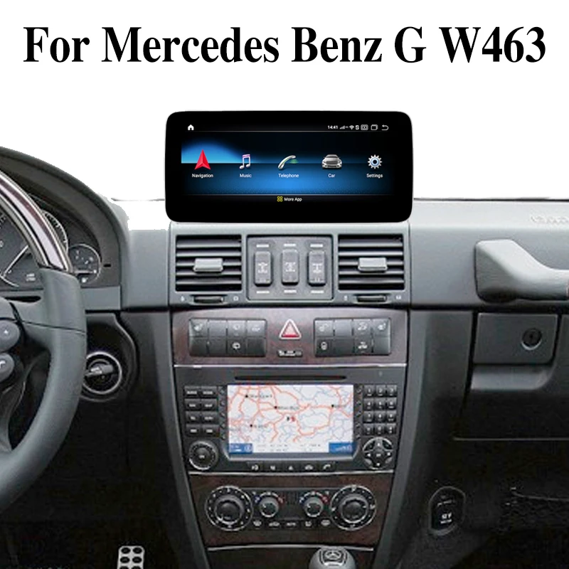 For Mercedes Benz G W463 G463 1997~2012 G63 G500 G320 NTG For AMG 360 BirdView Car Stereo Audio Navigation CarPlay GPS Navi