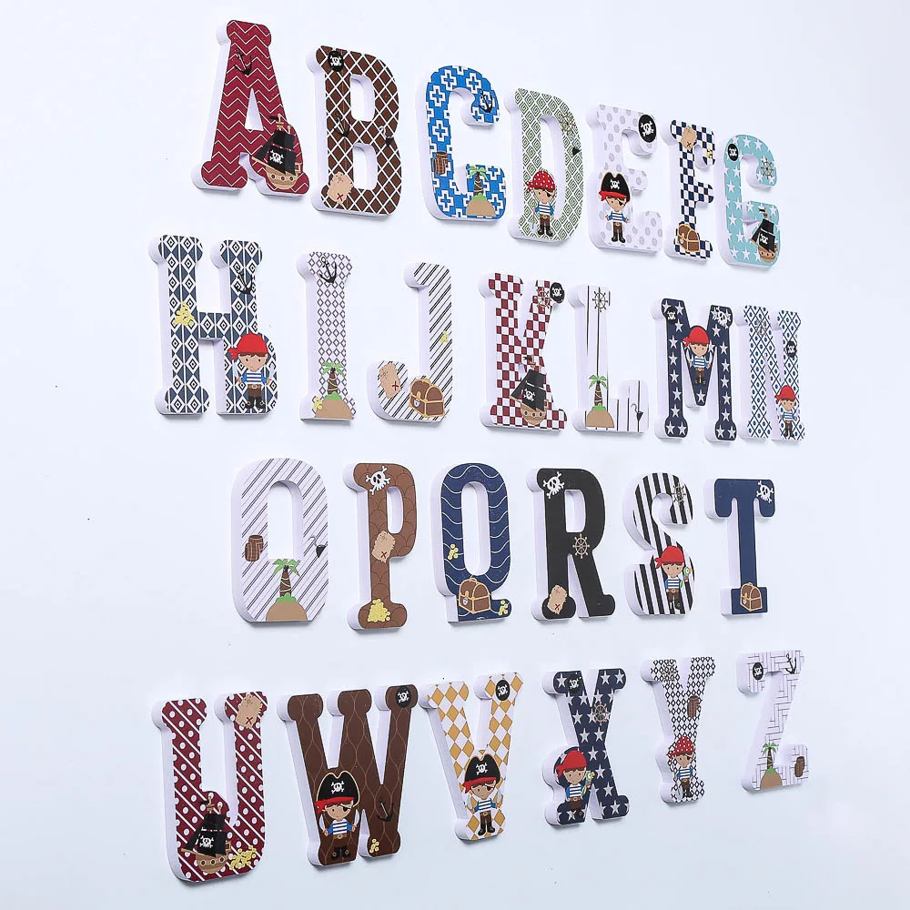  3D PVC Uppercase English Alphabet Letter Stickers Kid's Room Decoration Kindergarten Playground Nur - 4000112360115