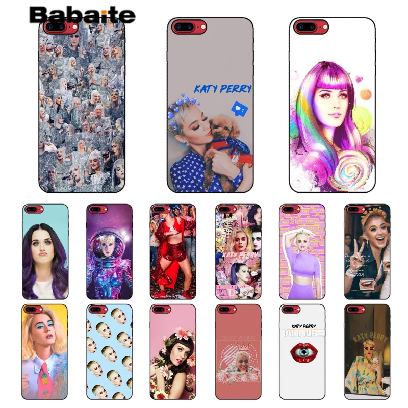 

Babaite Katy Perry Novelty Fundas Phone Case Cover for Apple iPhone 8 7 6 6S Plus X XS MAX 5 5S SE XR Mobile Cases