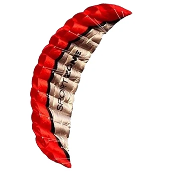 High Quality  2.5m Red Dual Line Parafoil Kite  WithFlying Tools Power Braid Sailing Kitesurf Rainbow Sports Beach 1