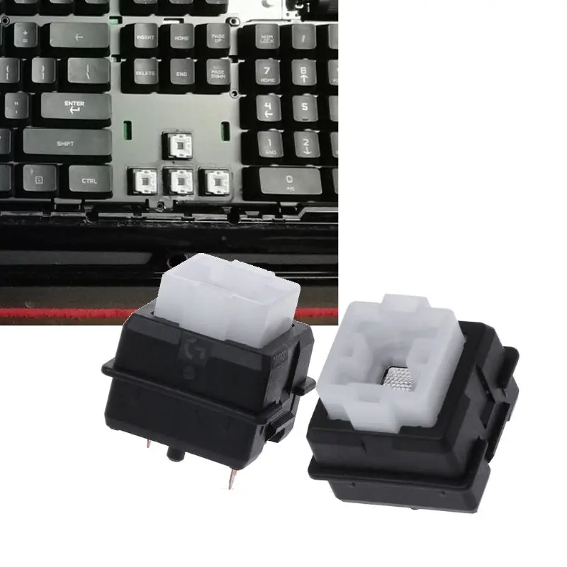 2pcs Original Romer-g Switch Axis For Logitech G910 G810 K840 Rgb Axis Keyboard Switch - Mouse Pads - AliExpress