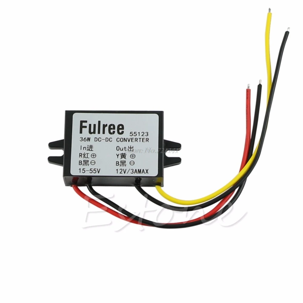 Convertisseur abaisseur 15‑36V Entrée 12V 3A Sortie DC DC