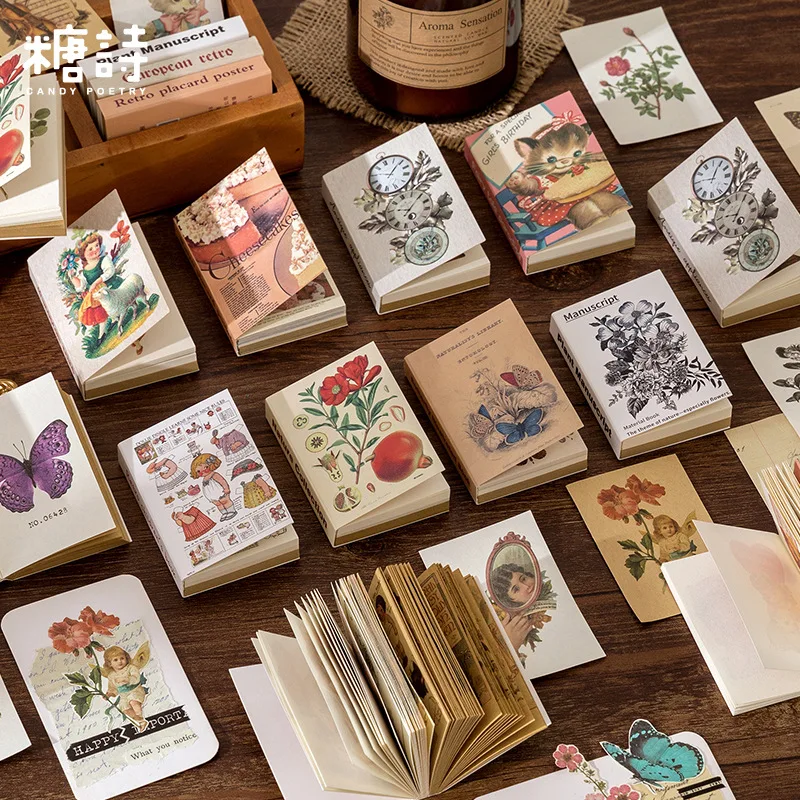80pcs/lot Memo Pads Sticky Notes Time show paper Junk Journal Scrapbooking Stickers Office School stationery