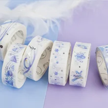 Оптическая звукосниматель и свадебная блестящая ручка серии Elves Nan language клейкая лента альбом дневник DIY декоративные наклейки