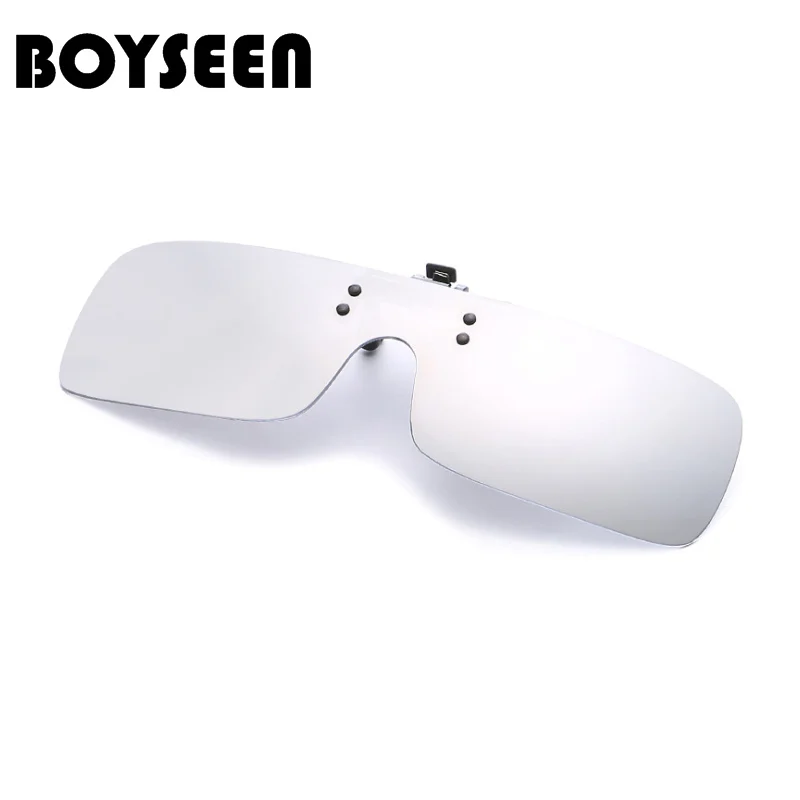 BOYSEEN, квадратные, поляризационные, на застежке, солнцезащитные очки для женщин и мужчин, негабаритные, солнцезащитные очки, для вождения, поляризационные, с линзами ночного видения, анти-УФ/уфв 608