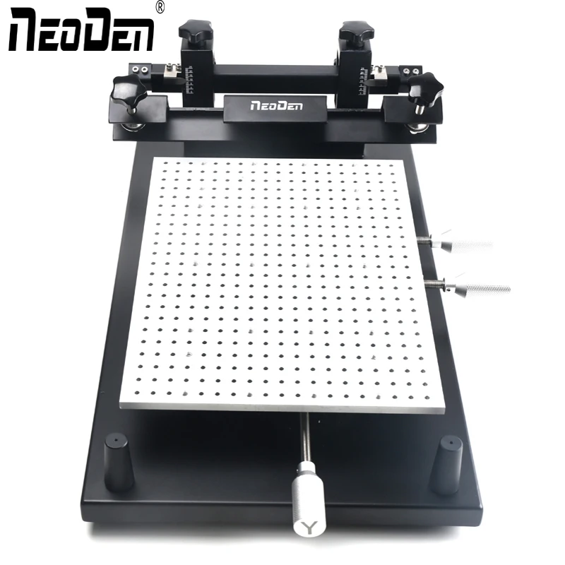 Stencil Printer Machine Neoden FP2636High Precisionputting paste on PCBmanuallySMT production machine