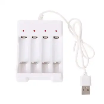 

Rechargeable Battery Quick Charge Adapter USB 4 Slots Output Battery Charger Battery Charging Tool For AA/AAA