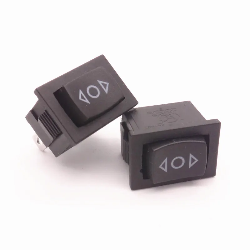 1 шт. KCD1 Мини Черный 3 Pin/6 pin ВКЛ/ВЫКЛ/вкл кулисный переключатель AC 6A/250V10A/125 В