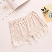 Лето, детские шорты для защиты от воздействия, нижнее белье для девочек, детские леггинсы, хлопковые кружевные шорты для малышей