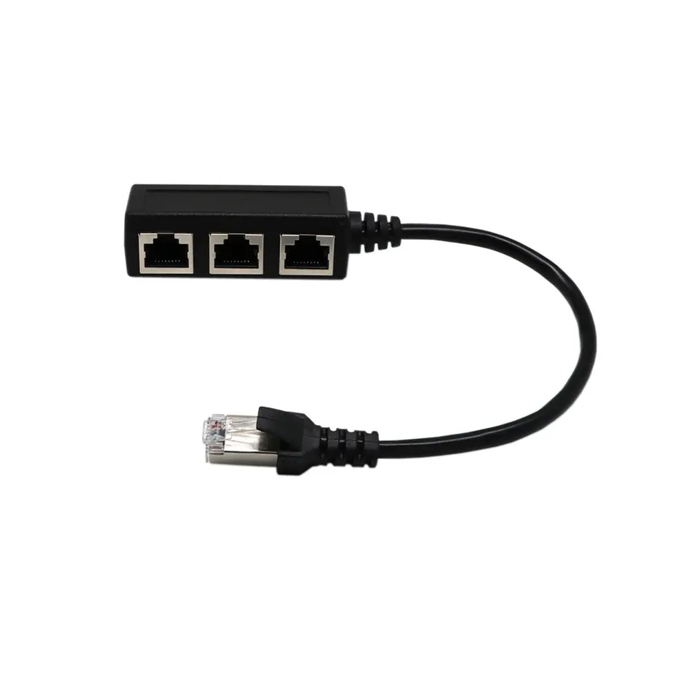 Сплиттер Ethernet RJ45 кабель-адаптер 1 штекер до 2/3 женский порт LAN Сетевой разъем провода Ethernet RJ45 Кабель-адаптер