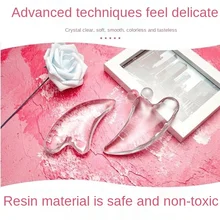 Aliexpress - Gua Sha Crystal Scraping Board Transparent Face Shaving Beauty Face-lifting Detoxification Facial Massage Crystal Board