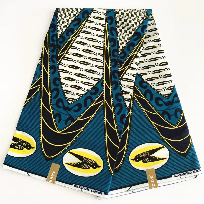 Анкара ткань, Африканский воск печати ткани оптом 6 ярдов восковых принты Анкара африканская ткань