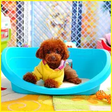 Pet Supplies plastic pet Sticky hair kennel dog cage Teddy VIP pet bed with cotton pad dog mat and dog nest,cat sofa,pet house