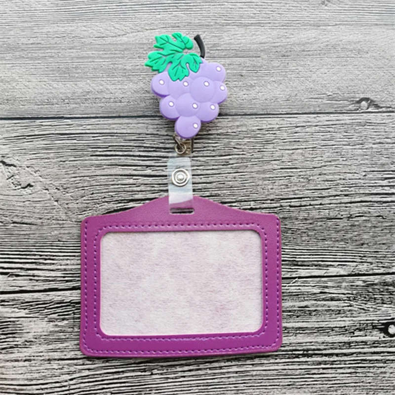 New Design 1 Piece Top Quality Retractable Nurse Badge Reel with ID Card Case Fashion Rainbow Sunflowers Students ID Case Holder