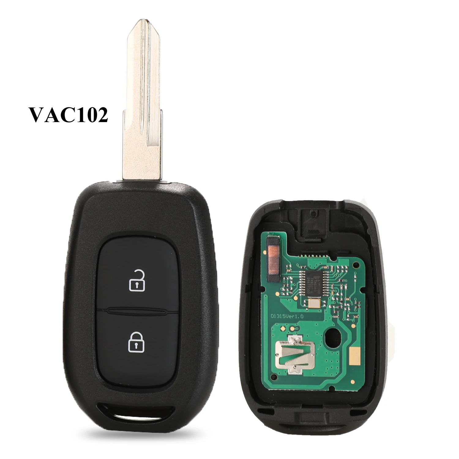 Jingyuqin дистанционный ключ автомобиля 433 МГц PCF7961M 4A чип для Renault Sandero Dacia Logan Lodgy Dokker Duster trafc Clio4 Master 3 2BTN