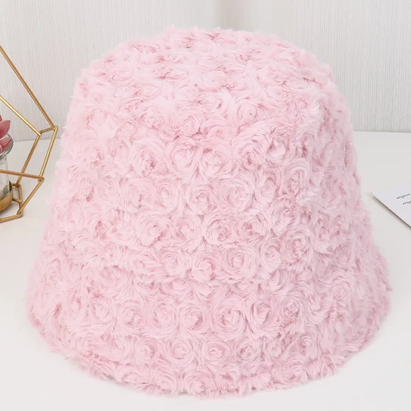 

Autumn and Winter Basin Hat Women's Outdoor Warm Thickened Plush Fisherman's Hat Fashion Versatile Hat Winter Hats for Women