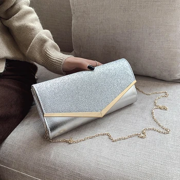 

2020 Fashion Design Women Crossbody Bag Lock Wedding Purse Female Luxury Chain Handbag Messenger Bags For Women Evening Clutch