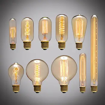 

Retro Edison Bulb E2740w 220v Ampoule Vintage Bulb Edison Lamp Incandescent Light Bulb Chandelier Lamp Decorations Pendant Light