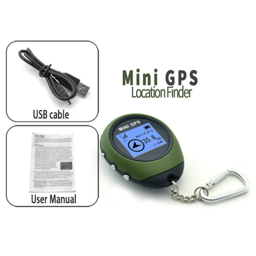 Мини gps локатор открытый альпинистское устройство персональный локатор с экраном
