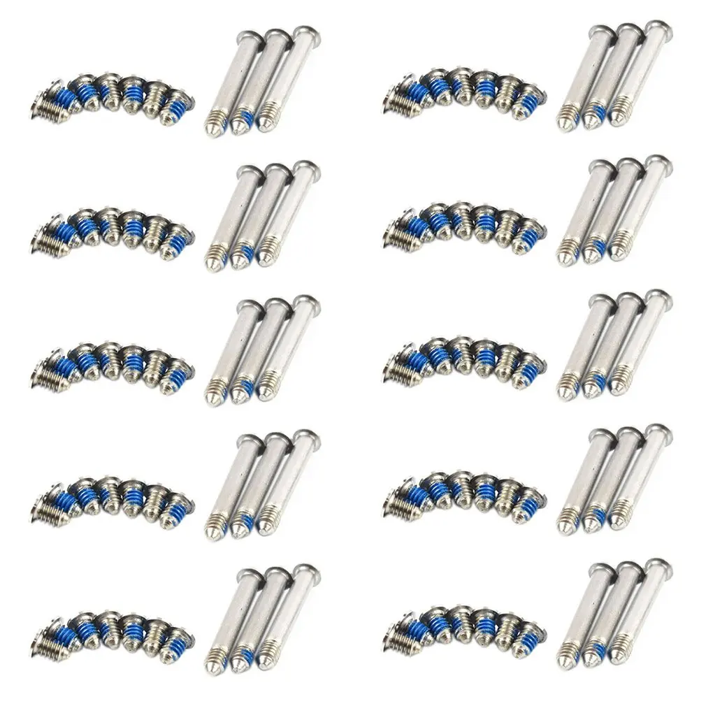 100pcs Bottom Case Screw Set for Notebook for Macbook for A1278 for A1286 for A1297 Shell Screw(10 Sets