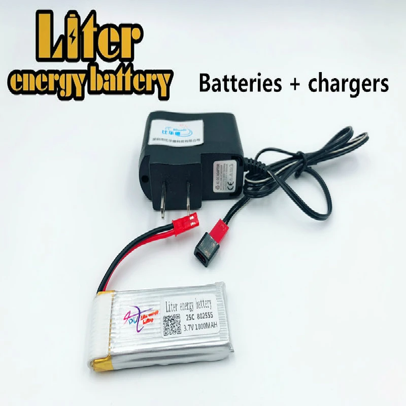 3 7 в 1000 мАч 802555 lipo батарея TK110HW JJRC H12C H12W JXD 509 Вт 509G Запчасти для радиоуправляемого